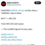 라이즈 【The 1st <b>Mini</b> Album】 초동 1일차