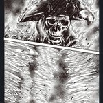 유령선 <b>선장</b>이 토네이도에 맞서는 만화