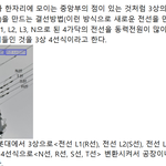 우리 집 앞에 3상 4선식 전기의 연결방법