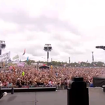 세븐틴 글래스톤베리 영국 현장 찢음