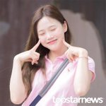 오마이걸 효정, ‘베이비 핑크 볼콕’ (<b>파워</b>타임 출근길) [HD포토]