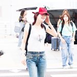 [T포토] 최예나 '<b>편안</b>한 공항 패션