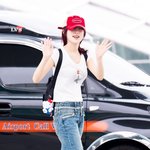 [T포토] 최예나 '모자로 못 가려'