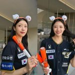 이미주 또 야구 직관 갔다‥찐 <b>한화</b>팬 “나는 행복합니다 최강한화”