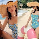 이혼’ 기은세, 물 오른 미모 감각적…수영복 완벽 <b>소화</b> S라인까지