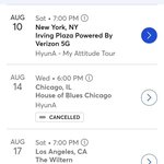 현아 <b>해외콘</b> 다 취소됐네