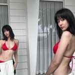 이주연, 한여름 강렬한 레드 비키니 자태…누가 찍어줬나 [<b>MD</b>스타]