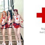 (여자)아이들, '<b>클락션</b>' 무대 의상 '적십자 표장 무단 사용'...