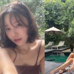 '박성광' <b>이솔</b>이, 42kg 군살無 비키니 자태…37살 맞아?