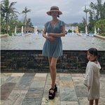 '둘째 임신' 이정현, 수영복 입고 호캉스…"축하 감사" [<b>N</b>샷]