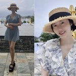 "둘째 임신 경사났네" 44세 이정현, '먹덧'에 살 오른 근황…축하...