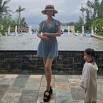 어딜 봐서 임산부?…'44세 둘째 임신' 이정현, 수영복 자태 '깜짝'