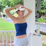 애프터스쿨 정아, 애 둘 낳고도 납작배 노출‥영원한 <b>디바</b>