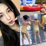 "엄마 빈자리 느껴지지 않게"…<b>율희</b>, 삼남매와 수영장 데이트...
