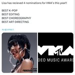 리사 <b>vma</b> 노미 4개 미쳤다