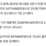 sm 순익 84억이 <b>역바</b>에 태운 돈 제외하고인건가?