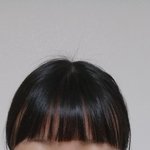 나 앞머리 혼자잘랏는데 어때
