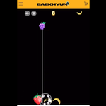 백현 파인애플게임 ㅈㄴ귀엽다