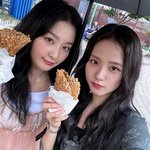 블랙핑크 지수X레드벨벳 슬기, 예쁜 애들끼리 놀러 다니네