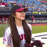 오늘자 <b>LG</b>트윈스 시구 아이린