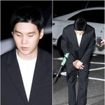 [현장포토] "성실히 조사 받겠다"...슈가, 90도 사죄