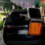 포르쉐 차량 파손한 만취남, 음식물 쓰레기통으로 '테러' 후 <b>도주</b>