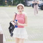 레드벨벳 웬디, ‘흐린 날씨도 화사하게 만드는 러블리 큐트 출근룩’...