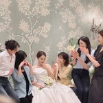 전효성, 정<b>유민</b> 결혼식서 만난 '가빈회' 우정 과시