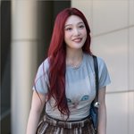 [<b>MD</b>포토] 레드벨벳 조이 '많은 취재진에 놀랐어요'