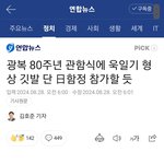 [드루와] 속보)<b>내년</b>에 부산에 욱일기 군함 들어옴