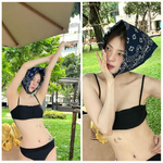 한소희, “20대도 블랙 비키니 <b>OK</b>!”… 군더더기 없는 타투로...