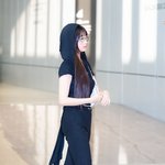 [T포토] 아이브 레이 '올블랙 시크