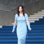 [E포토] 우주소녀 여름, '<b>시원</b>한 푸른빛 원피스