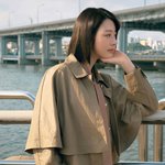 한강에 뜬 장다아, 크롭 트렌치 입고 가을 여신 분위기 [스타화보]