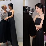 송혜교, 명품 목걸이보다 빛나는 미모... 올블랙 의상도 '찰떡'