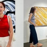 조윤희, 그림 <b>옆</b>에서 진짜 '그림' 같은 미모...누가 애엄마로...