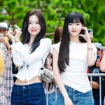 [사진]오마이걸 아린-유아,'미모 대결'