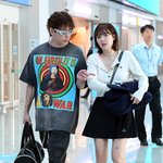 결혼 앞둔' 현아용준형, 다정하게 출국하는 <b>투샷</b>[엑's HD포토]