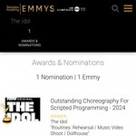 제니 그렇게 조롱하더만 디 아이돌 <b>에미상</b> 수상했네