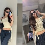 있지 유나, 어깨·개미허리 드러낸 힙한 사복패션