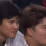 오타니 뒤에 있는 <b>사람</b> 한국인인<b>줄</b>....
