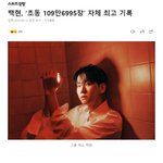 백현 <b>솔앨</b> 자체 최고 기록