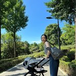 애기랑 같이 산책하는 손연재 근황