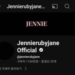 제니 유튜브 구독자 1100만 넘었네ㄷ