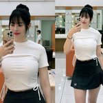 서동주, <b>크롭</b>탑과 미니 스커트로 블랙&amp;화이트 세련된 미니멀리즘룩...