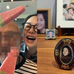 고현정, 연휴엔 <b>부친</b>과 함께…아이스크림 들고 해맑은 미소