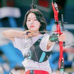 [모두드루와] [포토] 스테이씨 아이사, 큐티 리본 (아육대 B하인드)