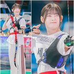 [움짤] 세은, 큐티 베어 (아육대 B하인드)