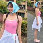 [모두드루와] <b>츄</b>, 발리서 뽐낸 귀염뽀짝 수영복 자태