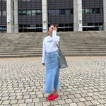 이지혜, 날 잔뜩 흐려도 밝은 얼굴 "<b>날씨</b> 너무 좋아" 눈길